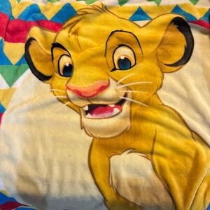 Northwest Blue and Yellow Character Blanket